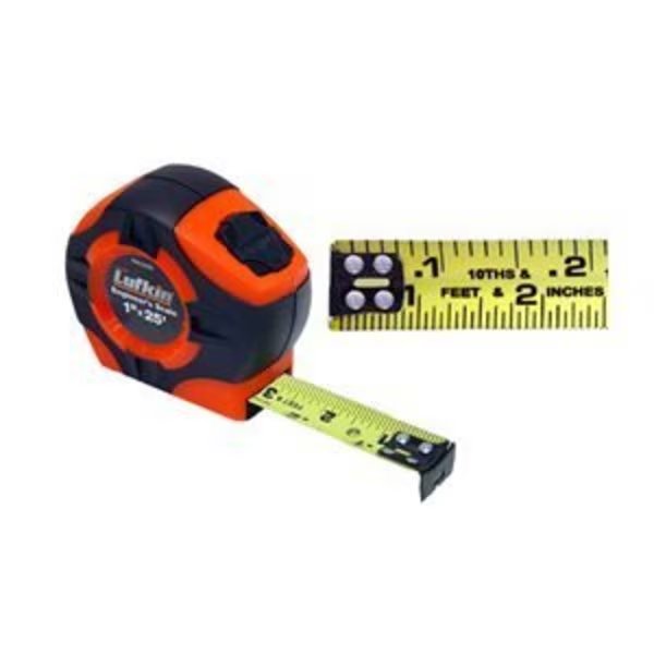 Bon 84-654 Tape 25 Foot Engineers Scale Hiviz Orange, Bon Tool, Mfr#: 84-654